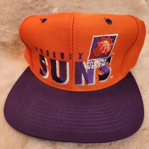NWT Vtg 1993 PHOENIX SUNS AJD Embroidered SnapBack Hat Cap NBA Official License